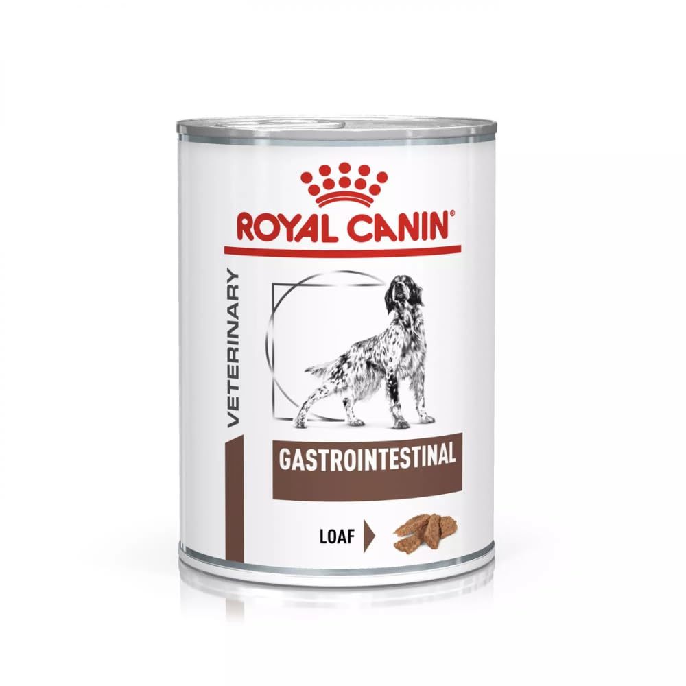 Royal Canin Veterinary Gastrointestinal Wet Dog Food in Loaf | 12 x 400g Cans | Complete Dietary Food for Adult Dogs | For the Support of Dogs with Digestive Sensitivities