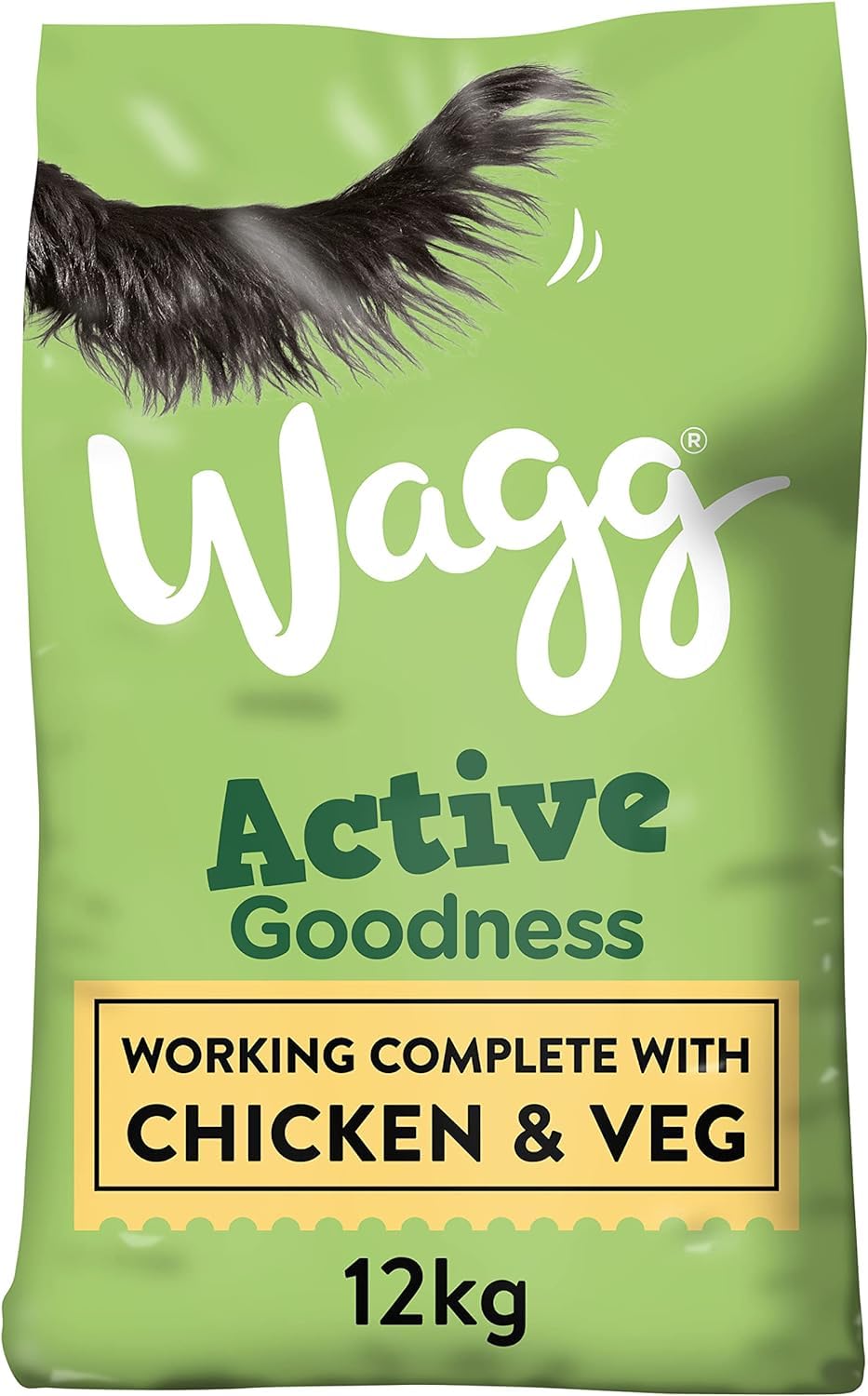 Wagg Active Goodness Complete Dry Adult Dog Food Chicken 12kg