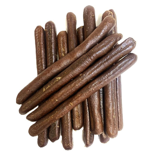 Maltbys' Stores 500g Large Beef & Vegetable Flavoured Sausages (approx. length 15-20cm) Sausage Dog Treat Chews [SMCP]