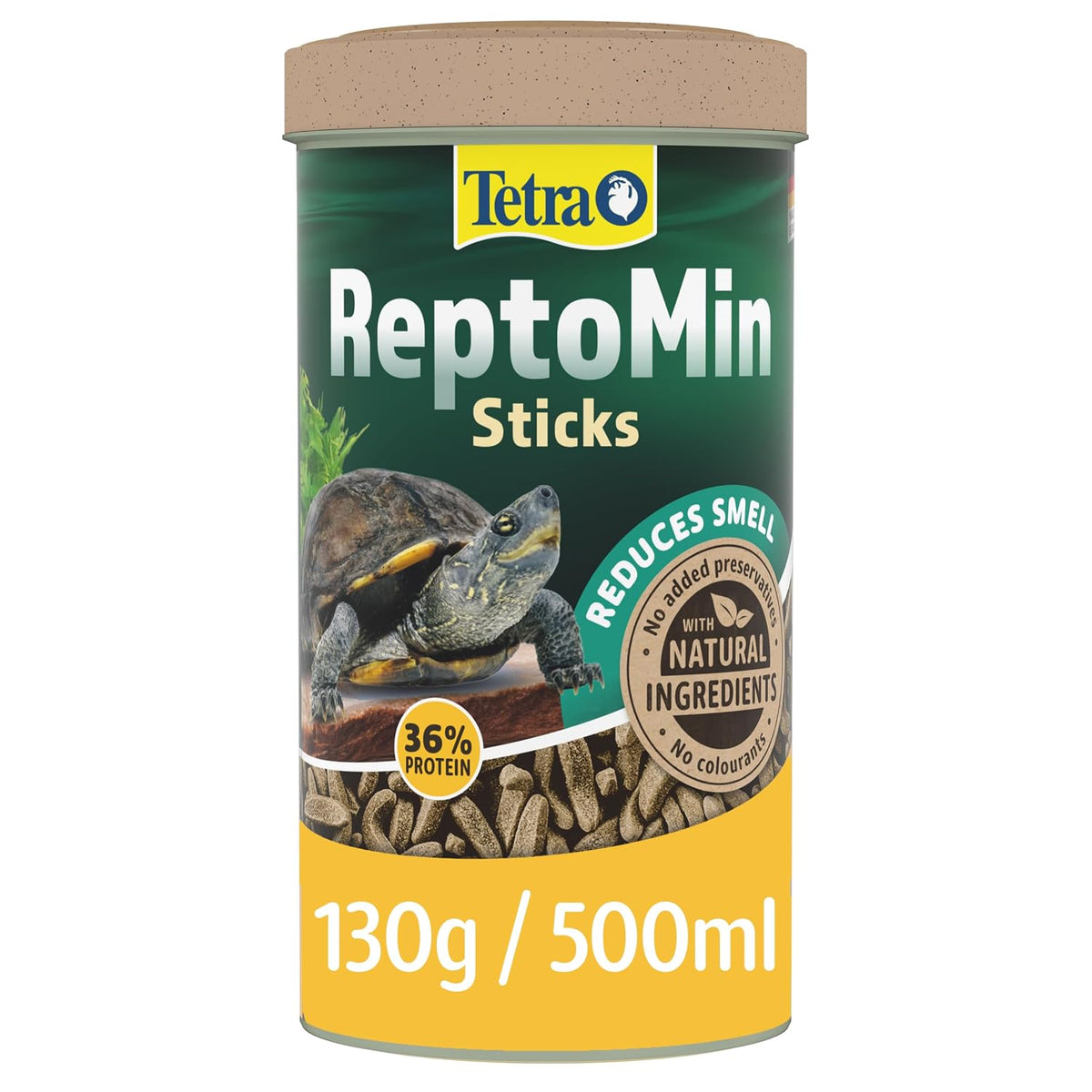 Tetra ReptoMin, Complete Food for Water Turtles, 500 ml
