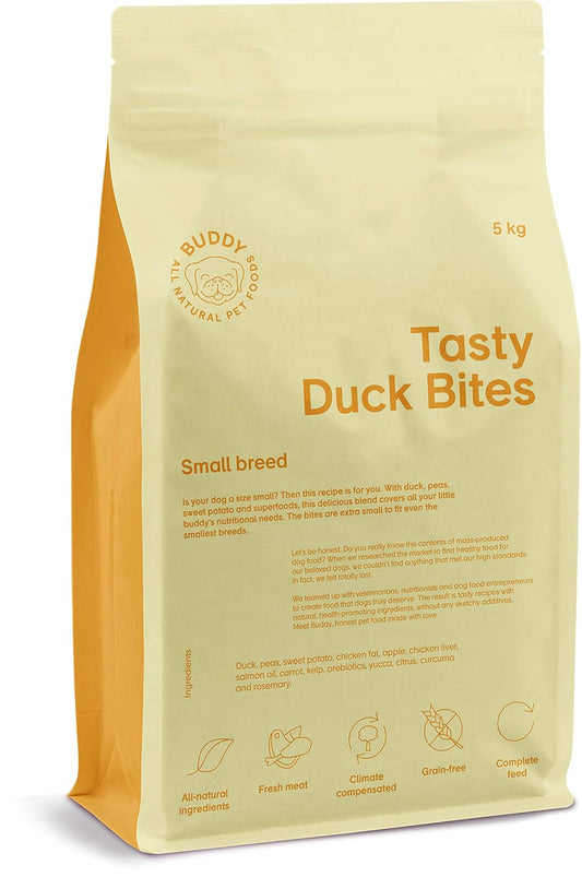 Buddy Pet Dog Complete Dry Tasty Duck Bites 2kg
