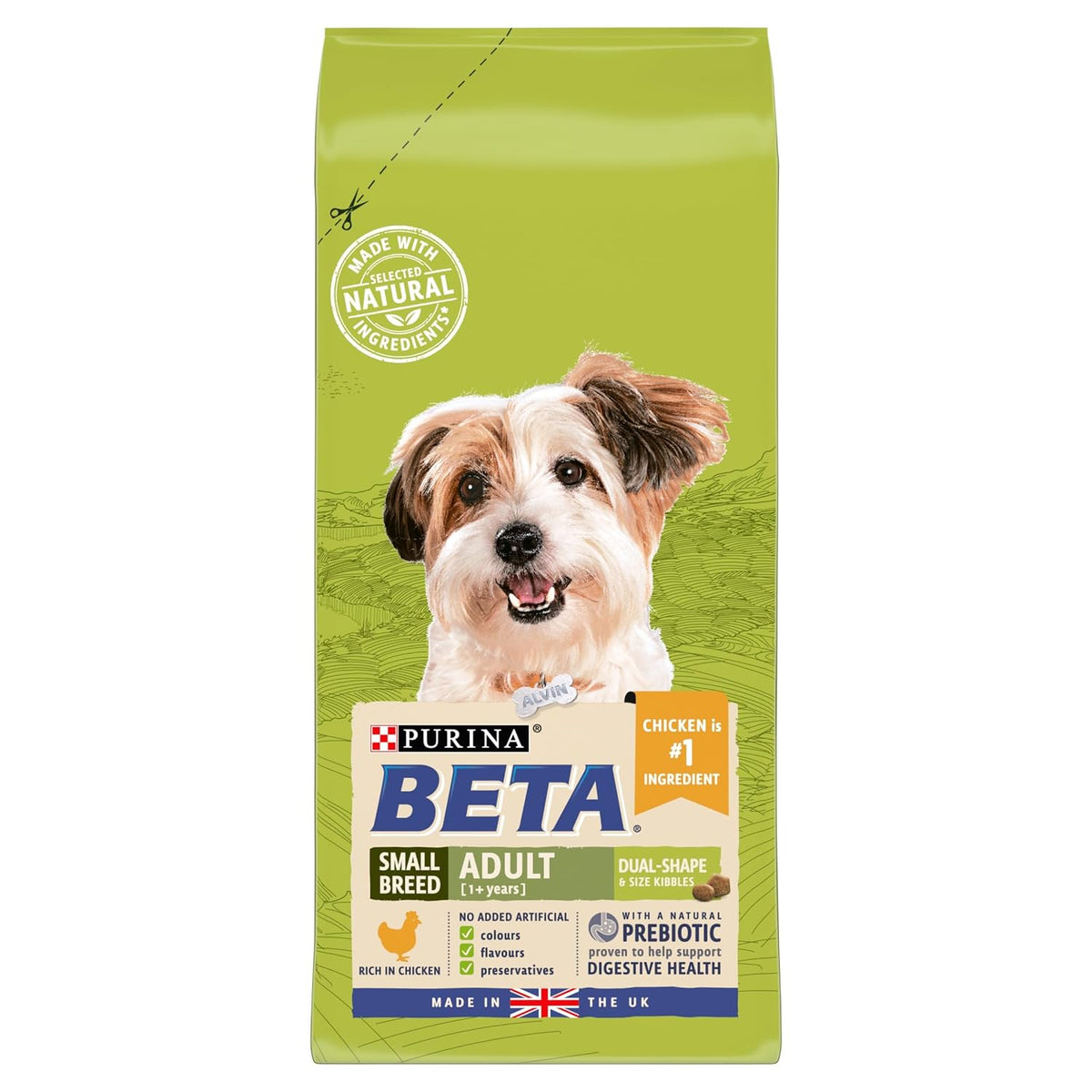 BETA Adult Small Breed Chicken Dry Dog Food 2kg (Pack of 4)