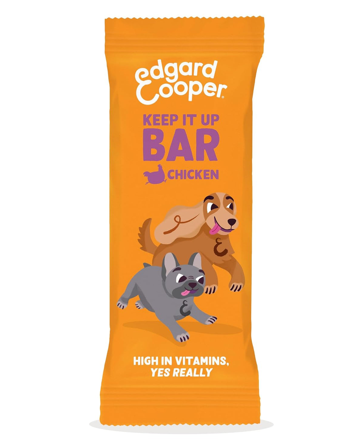 Edgard Cooper Natural Dog Treats, Chicken Snuggle Up Strips, 1 x 75g bag, Grain Free, High in Protein fresh meat, full of essential amino acids for healthy insides