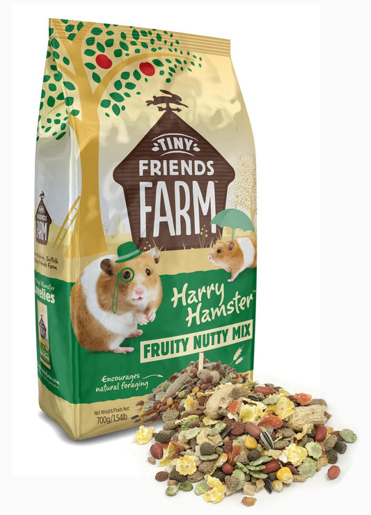 Supreme Petfoods Tiny Friends Farm Harry Hamster Fruity Nutty Mix 700g