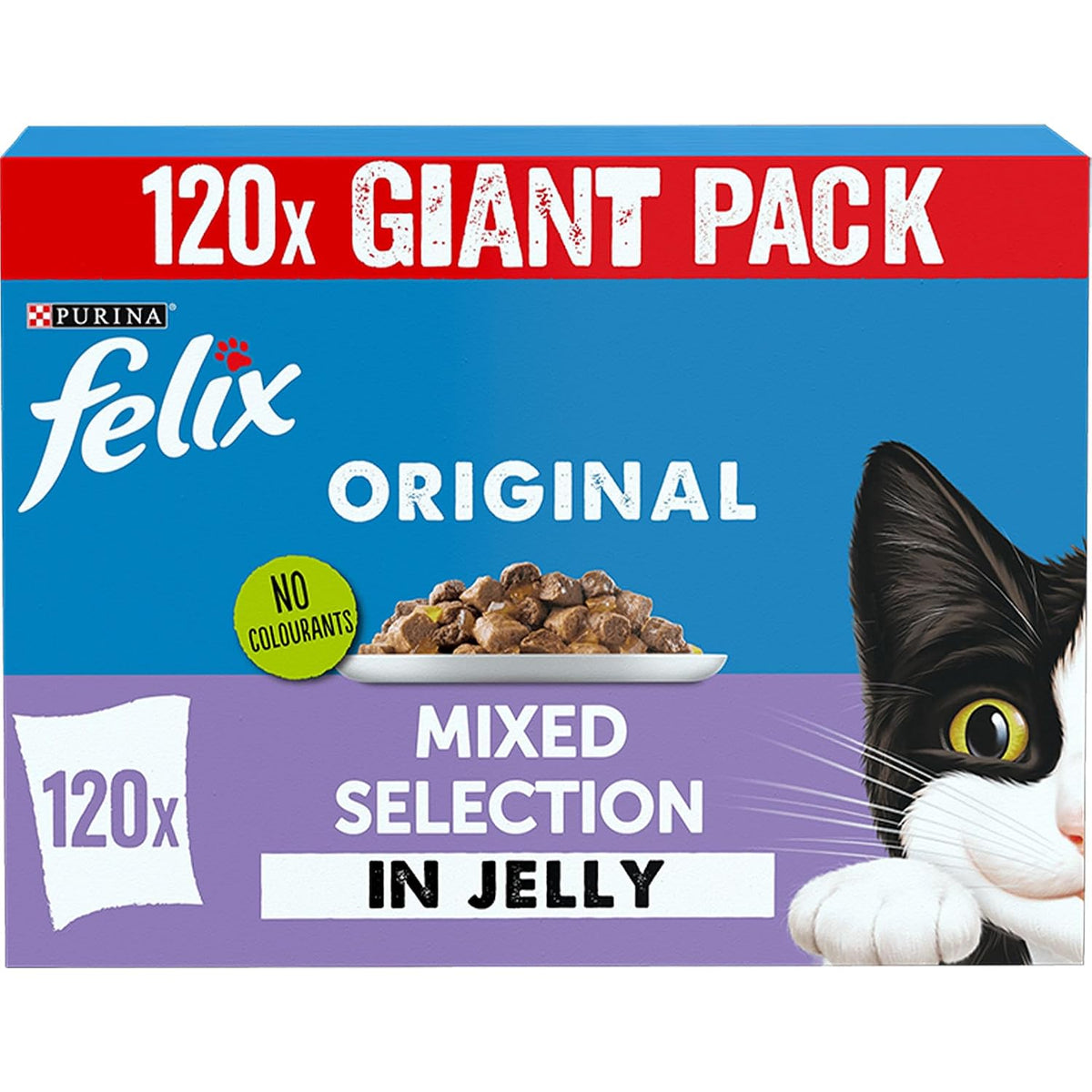 FELIX Original Mixed Selection in Jelly Wet Cat Food 120x85g