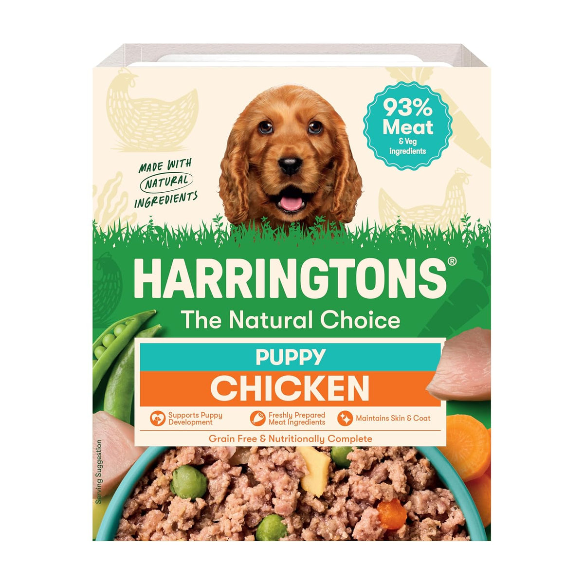 Harringtons Complete Wet Puppy Food Trays Mixed Pack 6x380g