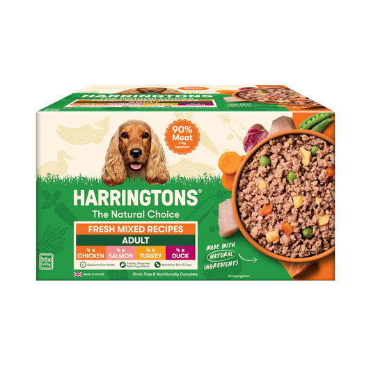 Harringtons Complete Wet Adult Dog Food Trays Mixed Pack 16x400g