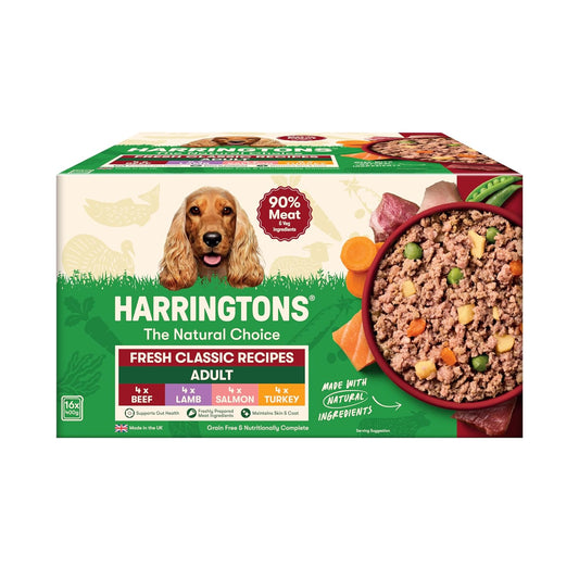 Harringtons Complete Wet Adult Dog Food Trays Classics Pack 16x400g