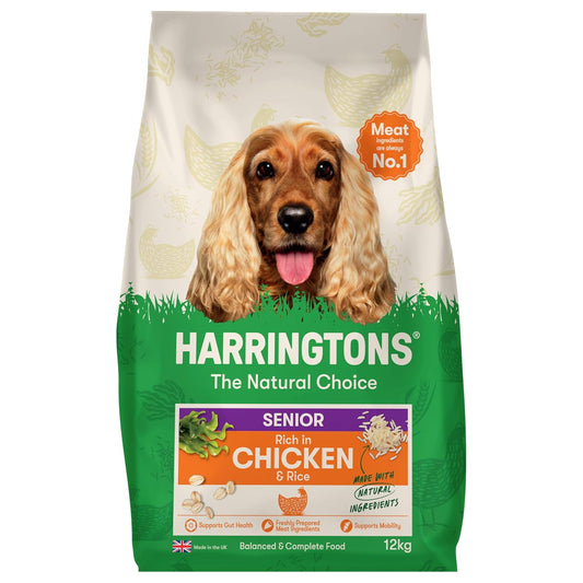 Harringtons Complete Dry Senior Dog Food Chicken & Rice 12kg