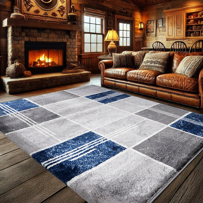 Large Modern Living Room Rug