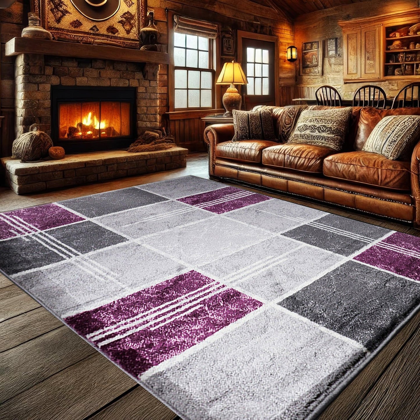 Large Modern Living Room Rug