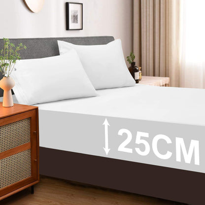 25cm Deep Fitted Bed Sheet