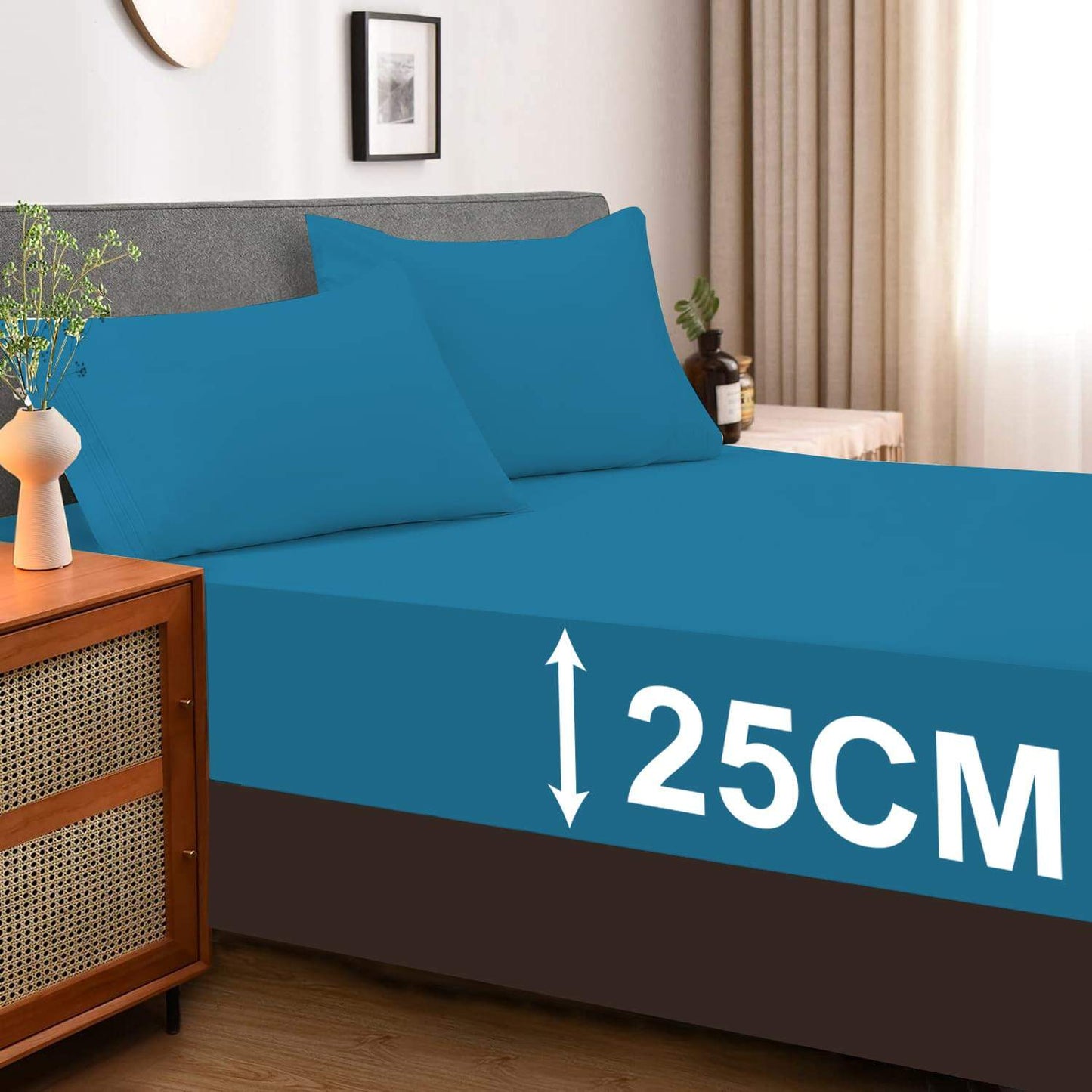 25cm Deep Fitted Bed Sheet
