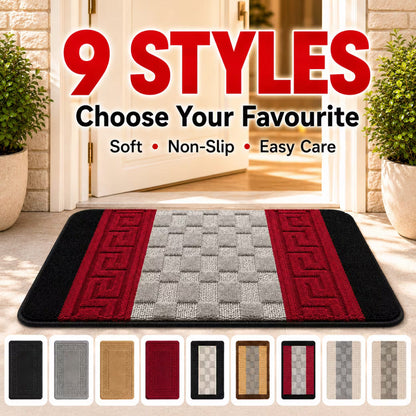 Washable Non Slip Area Rug - Beige Brown