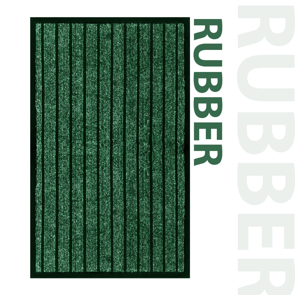 Rubber Backed Door Mat - Green