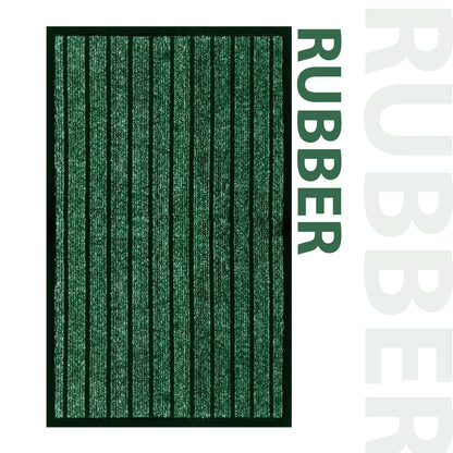 Rubber Backed Door Mat - Green