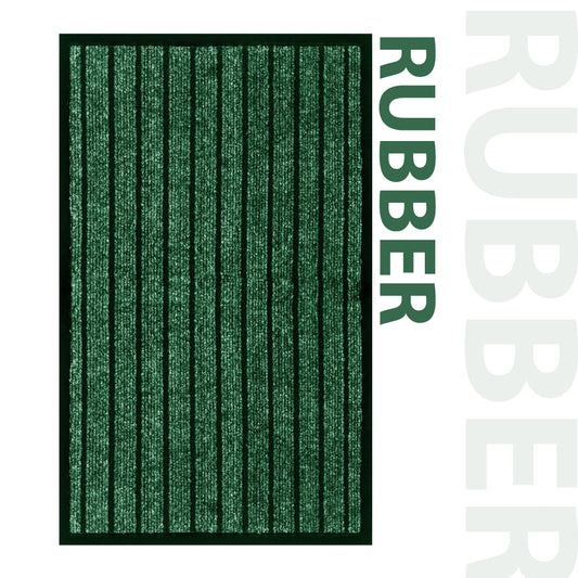 Rubber Backed Door Mat - Green